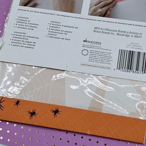 Martha Stewart Halloween Foil Transfer Kit - Picture 4 of 4